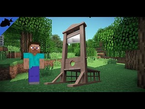 How To Build A Working Guillotine In Minecraft 1.17!