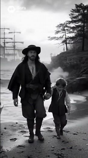 Edward & Francis Small Arrive in Maine, 1632 | Early Settlers of New England (Historical Scene).