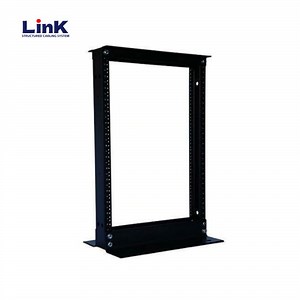 [Hot Item] 2 Post Open Frame Server Networking Rack Threaded Hole Cable Management Blk