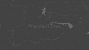 Kiev Extruido. Ucrania. Mapa De Biniveles Estereográfico Metrajes - Vídeo de conformativo, planeta: 252284054