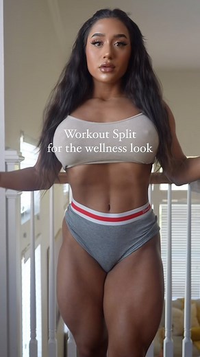 Julia Rene IFBB PRO » Women’s Fat Loss Coach | this is my EXACT workout split for the wellness look in detail⬇️ (remember it’s tailored to the judges feedback) ⭐️Monday = full upper... | Instagram