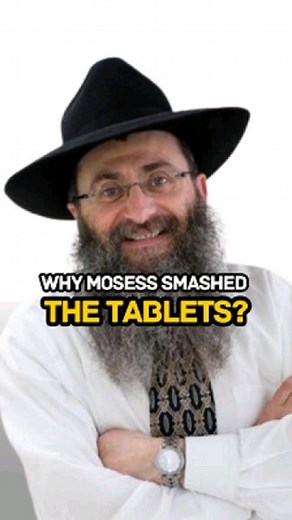 Why Moses Smashed the Two Luchot // Rabbi Perl #jewish #judaism #god #moses #story #podcast #success #motivation #divinity #short #bible | Rabbi Perl
