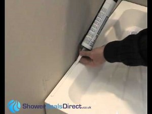 How to Fit/Install Trimlux Shower Seal Strip to Shower Tray or Bath Tub, Installation Video