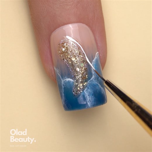 887K views · 3.3K reactions | Summer Nail Art Idea & Tutorial for Beginner at Home❤❤ | Olad Beauty | Facebook