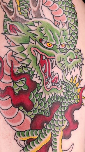 Judges' Opinion on Dragon Tattoo Composition in Ink Master