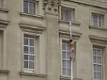 Naked man appears to climb out of Buckingham Palace window