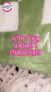 Sorority Shop Sigma Delta Tau Thick Blanket - Stylish Checkered Blanket Perfect for Big Little Sorority Gifts - Soft, Cozy, and Comfortable Gift Blanket for Women - 50" X 62"