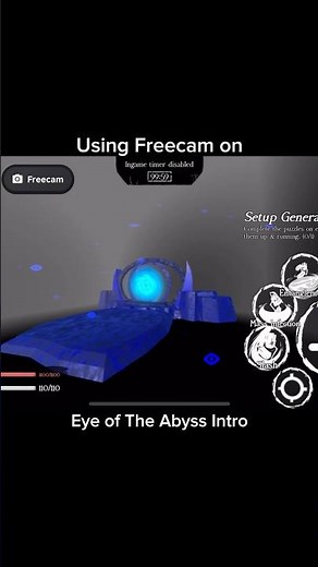 Using Freecam on EOTA 1x #forsaken #roblox #gaming #fyp