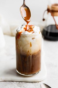 Iced Caramel Latte - Food with Feeling