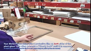 Amazon.com - Frame USA Metal II Series 12x12 Frames for Photos and Art (Contrast Silver) | Choose Color and Size