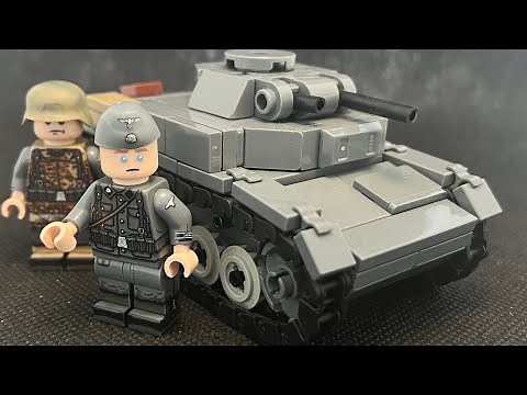 Lego WW2 Panzer II Tank Review