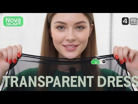 4K Try-On haul See Everything | Transparent Dress, Lingerie & Bikini Try-On haul With Me