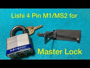 #223 Lishi M1/MS2 for Master Lock