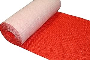 TT8006RED15 Flex-Heat Uncoupling Tile Membrane for Heated Floors 161 Square Feet Roll (9 Rolls Bundle)