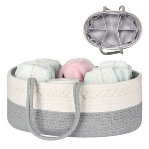 [Hot Item] Baby Diaper Caddy Organizer Extra Large Nappy Caddy Basket