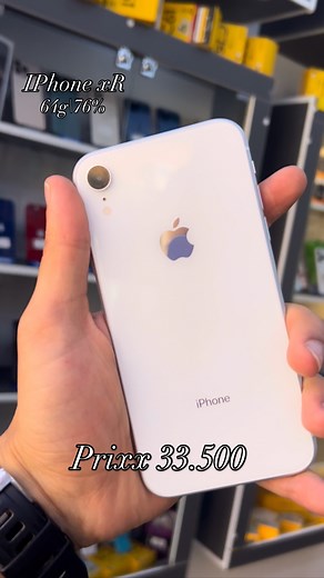 هاك لافار عزيزي الزبون 🏃🏃 IPHONE XR 📝couleur blanc ✅état 10/10 💯 ♦️stockage 64GB 🔋76% Prouduit original 💯💯 avec garantie 1 mois ☎️0799997516 | Ghànià_Phone