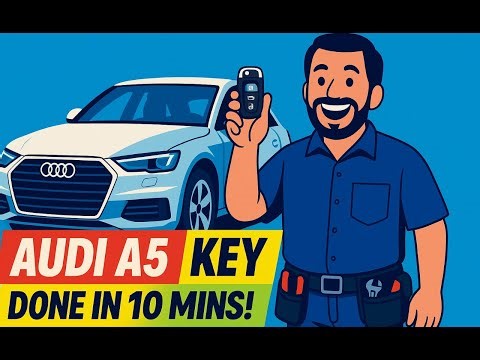 2013 Audi A5 Key Fob Duplicate | Spare Key Made & Programmed (Step-by-Step)