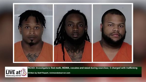 - Dancing with the Stars Spooktacular draws $83K for Richmond County Hospice - RCSO: Investigators find meth, MDMA, cocaine and weed during searches; 3 charged with trafficking - Richmond volleyball comes up empty at Pinecrest | Richmond Observer | Facebook