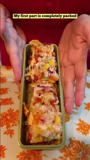 Bread Pizza | Tiffin recipes #shorts