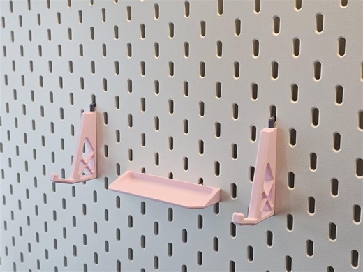 Tinkerbit Mechanical Keyboard Mount for IKEA SKÅDIS Pegboard | Angled Display Stand (cable Tray) - Etsy Canada