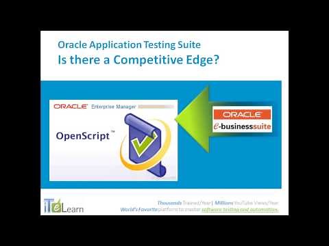 Oracle Application Testing Suite. What is OATS and Oracle Testing Training Tutorials overview