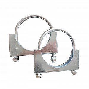 [Hot Item] 4" Saddle Style U-Bolt Exhaust Tube Clamping with M8 Locking Nuts