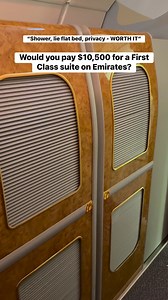Is this the BEST First Class Suite in the world? Shower included 🚿 #firstclass #emirates #businessclass #luxurytravel #aviation #luxury #A380 | Life of Mike