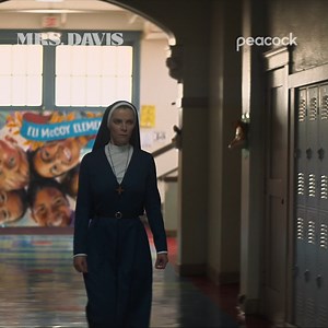 Prepare to defy the A.I. Mrs. Davis arrives April 20, only on Peacock. | Peacock TV