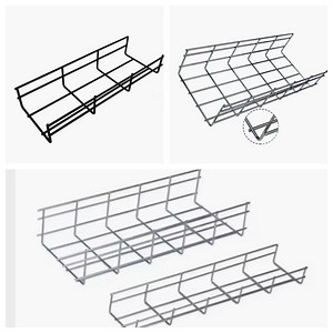 [Hot Item] Large Span Galvanized/ Powder Coated Wire Mesh Cable Trays