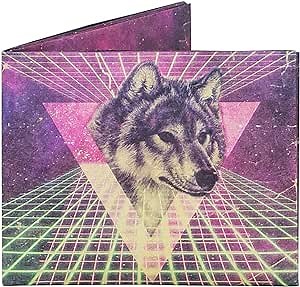 Mighty Wallet | Minimalist Tyvek Wallet | Front Pocket Wallet | Slim Wallet | Space Wolf