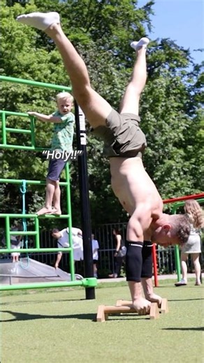 Did I Inspire This Kid? 👀 #calisthenics #planche #inspiration