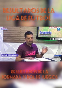 2.1K views | #MultimediaRegional #Futbol #Capsula Te dejamos nuestra cápsula semanal de Futbol Regional con el secretario de la Liga de Fútbol Amateur Zacapu A. C.. Rene Zendejas Zavala, en esta ocasión tenemos todos los resultados de la jornada y rol de juegos de la siguiente jornada. Año 2024 | Cápsula 26 #LigaDeFutbolAmateurZacapuAC #Capsula #DespiertaBienInformado #LíderesDeOpinión | Multimedia Michoacán | Facebook