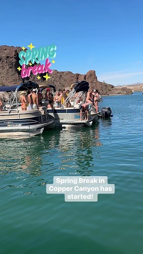 Spring Break 2023 just getting started in Lake Havasu at Copper Canyon! #springbreak #lakehavasu #havasu #coppercanyon | RiverScene Magazine