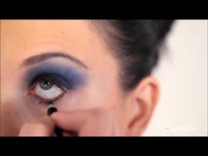 Maquillaje en tonos azules Angelissima