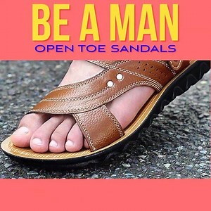 What kind of a guy wears leather sandals with open toes? This isn’t Ancient Greece • Put on a pair of heavy sneakers or clunky work boots #beaman #bam #baman #beamaniac #breakingballs #bitches #gods #videomemes #quickie #bustingballs | Breaking Balls
