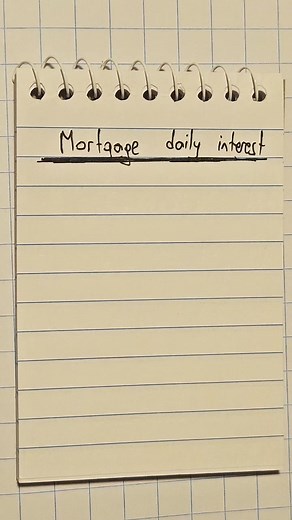 🏡 Calculate daily interest in your mortgage repayments #math #mathematics #learning #mortgage #algebra | Catchy Mathematics