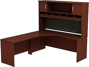 Series C 72W Left Hand Corner L Desk with 72W 2-Door Hutch
