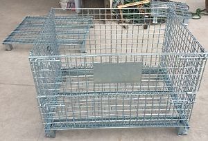 [Hot Item] Wire Mesh Container/Storage Box/Wire Mesh Cage for Industry Use