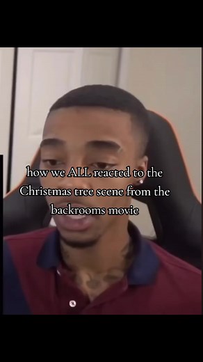 Christmas Tree Scene Reaction — Backrooms Movie Scare