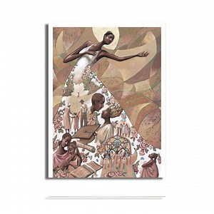 I Am Blessed by John Holyfield, Black Religious Art, Black Spiritual Art, Black Christian Art, Afrocentric Wall Art, Ethnic Art - Etsy