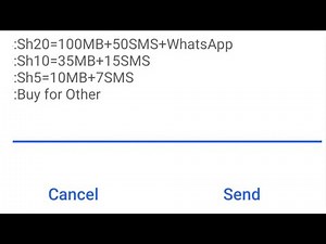 Safaricom-Gift Someone SMS (Message Bundles)