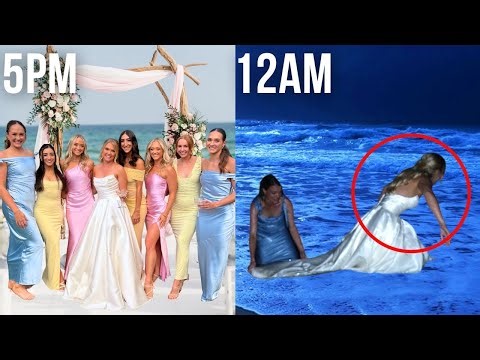 BRIDE ENDS UP IN OCEAN WITH WEDDING DRESS ON 👀| Rybka Twins