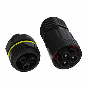 [Hot Item] 3 Pin Female Panel Mount Waterproof Cable Wire Connection Connector