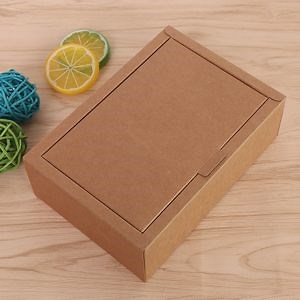 [Hot Item] Custom Kraft Paper Wholesale Clamshell Pastry Tea Packing Box.