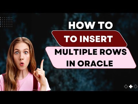 How can I insert multiple rows of data in one SQL command in Oracle