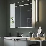 [Hot Item] Contemporary Wall Mounted Mirror – Sleek Design with Backlight Options