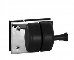 [Hot Item] Hot Sales Matt Black Latch Magnetic Glass to Glass Lock, Pool Fence Latch