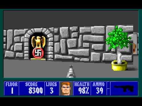 Wolfenstein 3D - First Level With All Secrets