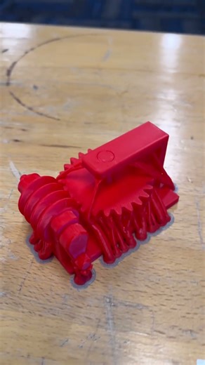 WORM GEAR (PRINT IN PLACE) #pltw #3dprinting #onshape #gears
