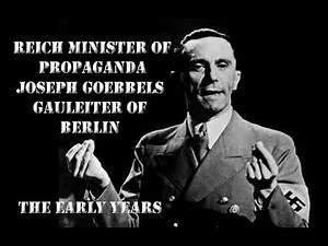REICH MINISTER OF PROPAGANDA JOSEPH GOEBBELS AND GAULEITER OF BERLIN